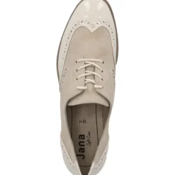 Damen Jana Shoes Klassische- & Business Schuhe<23260, Schnürschuhe, Damen, Beige