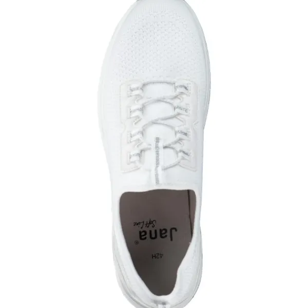 Damen Jana Shoes Klassische- & Business Schuhe<24761, Schnürschuhe, Damen, white
