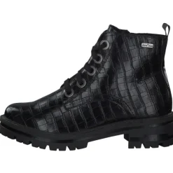 Damen Jana Shoes Stiefel<26209, Schnürstiefel, Damen, Schwarz