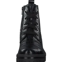 Damen Jana Shoes Stiefel<26209, Schnürstiefel, Damen, Schwarz