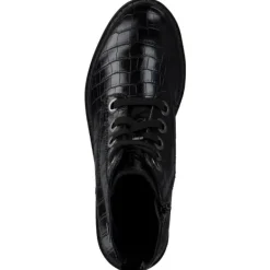 Damen Jana Shoes Stiefel<26209, Schnürstiefel, Damen, Schwarz