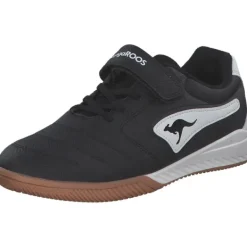 Kinder KangaROOS Slipper<10076-5012 K5-Drib EV jet, Sportliche Slipper, Kinder, jet black/white