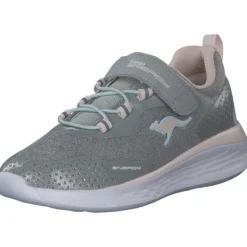 Kinder KangaROOS Sneakers<KQ-Fleet EV 18715, Sneakers Low, Kinder, Grau (Vapor Grey/Frost Pink)