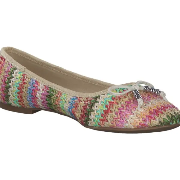 Damen La Strada Ballerinas<2201023, Ballerinas, Damen, red/orange multi