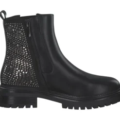 Damen La Strada Stiefel<2280561-1001 CHELSEA BOOTIE, Stiefeletten, Damen, BLACK PU