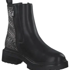 Damen La Strada Stiefel<2280561-1001 CHELSEA BOOTIE, Stiefeletten, Damen, BLACK PU