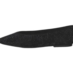 Damen La Strada Ballerinas<2214327-2201 FLAT, Ballerinas, Damen, black stones
