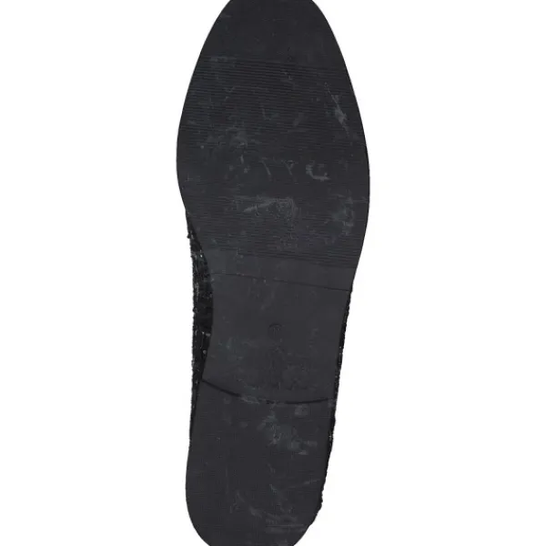 Damen La Strada Slipper<2200127, Mokassins, Damen, Schwarz