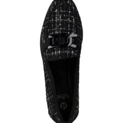 Damen La Strada Slipper<2200127, Mokassins, Damen, Schwarz