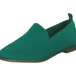 Damen La Strada Slipper<2111884, Mokassins, Damen, green knitted
