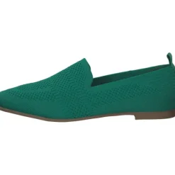 Damen La Strada Slipper<2111884, Mokassins, Damen, green knitted
