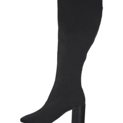 Damen La Strada Stiefel<2223635-4500 OVERKNEE BOOT, Stiefel, Damen, BLACK /SILVER KNITTED