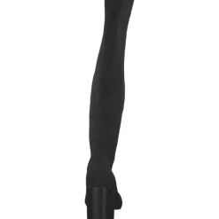 Damen La Strada Stiefel<2223635-4500 OVERKNEE BOOT, Stiefel, Damen, BLACK /SILVER KNITTED