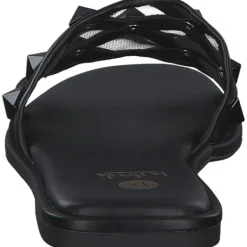 Damen La Strada Pantoletten & Badeschuhe<2300925, Plateau-Pantoletten, Damen, Schwarz