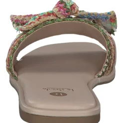 Damen La Strada Pantoletten & Badeschuhe<2300926, Plateau-Pantoletten, Damen, red/orange multi