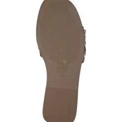 Damen La Strada Pantoletten & Badeschuhe<2300926, Plateau-Pantoletten, Damen, red/orange multi