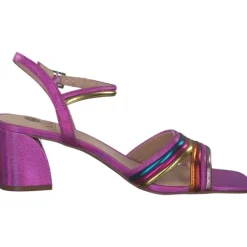 Damen La Strada Sandaletten<2200753, Plateau-Sandaletten, Damen, fuchsia/orange