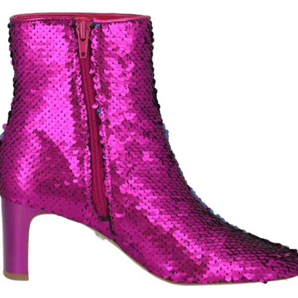 Damen La Strada Stiefel<2111725, Stiefeletten, Damen, fuchsia sequins