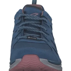 Damen Lowa Klassische- & Business Schuhe<Innox Evo II GTX 321417, Schnürschuhe, Damen, stahlblau/altrosa