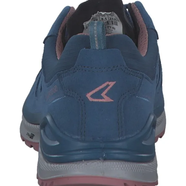 Damen Lowa Klassische- & Business Schuhe<Innox Evo II GTX 321417, Schnürschuhe, Damen, stahlblau/altrosa
