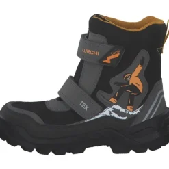 Kinder Lurchi Stiefel<63L1033013, Winterstiefel, Kinder, black-yellow