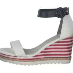 Damen Marco Tozzi Klassische Pumps<88703, Klassische Pumps, Damen, Weiß/Blau