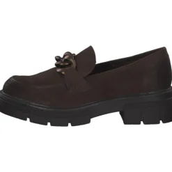 Damen Marco Tozzi Slipper<24705, Mokassins, Damen, CAFE NUBUCK