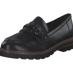 Damen Marco Tozzi Slipper<2-24704-41/001, Mokassins, Damen, Schwarz