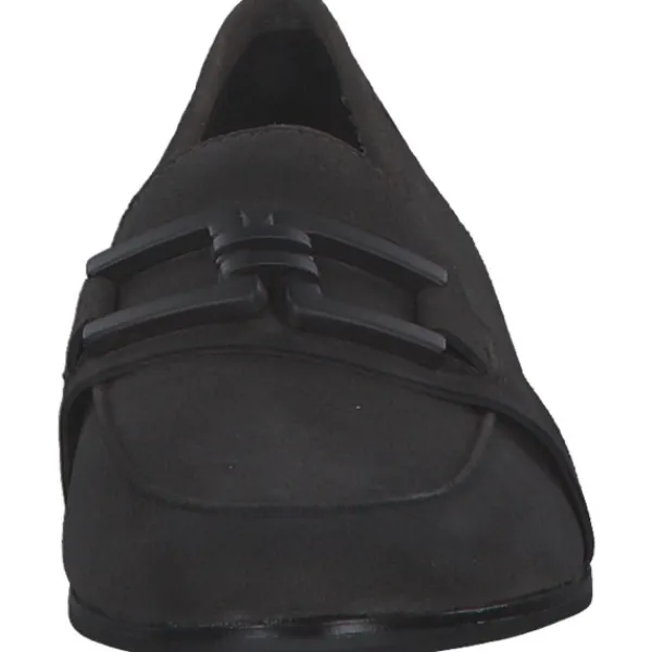 Damen Marco Tozzi Slipper<24201, Mokassins, Damen, graphite
