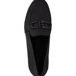 Damen Marco Tozzi Slipper<24201, Mokassins, Damen, graphite