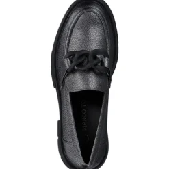 Damen Marco Tozzi Slipper<2-24705-41/91F, Mokassins, Damen, PEWTER