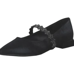 Damen Menbur Ballerinas<25790-01, Ballerinas, Damen, black