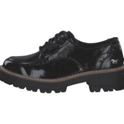 Damen Mustang Klassische- & Business Schuhe<1437301-902, Schnürschuhe, Damen, Schwarz (Black)