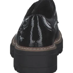 Damen Mustang Klassische- & Business Schuhe<1437301-902, Schnürschuhe, Damen, Schwarz (Black)