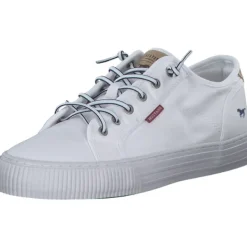 Damen Mustang Klassische- & Business Schuhe<1420304, Schnürschuhe, Damen, Weiß