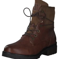 Damen Mustang Stiefel<1397602, Schnürstiefeletten, Damen, Cognac