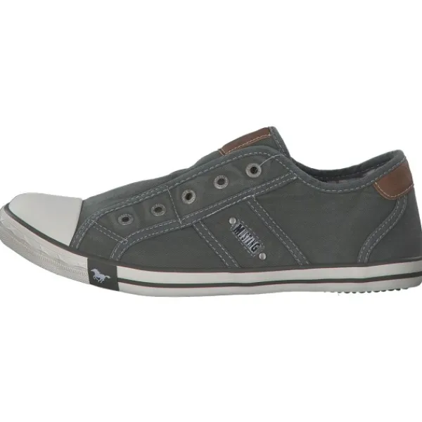 Damen Mustang Slipper<1099409, Slipper, Damen, grün/grau