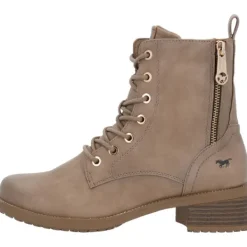 Damen Mustang Stiefel<1402502, Stiefeletten, Damen, Beige (Erde)