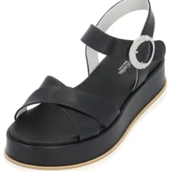 Damen NeroGiardini Sandaletten<E410740D, Keilsandaletten, Damen, Schwarz
