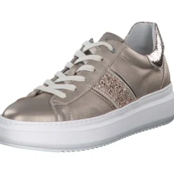 Damen NeroGiardini Klassische- & Business Schuhe<E409918D, Schnürschuhe, Damen, Gold (Sirocco Gold)