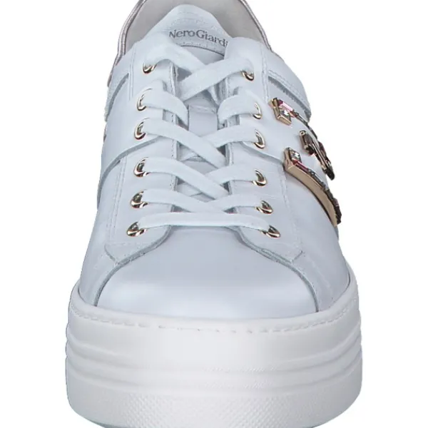 Damen NeroGiardini Klassische- & Business Schuhe<E409967D, Schnürschuhe, Damen, Weiß