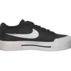 Damen Nike Klassische- & Business Schuhe<Court Legacy Lift DM7590, Schnürschuhe, Damen, black/wail white/team orange
