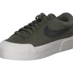 Damen Nike Klassische- & Business Schuhe<Court Legacy Lift DM7590, Schnürschuhe, Damen, medium olive/black-sail-team o