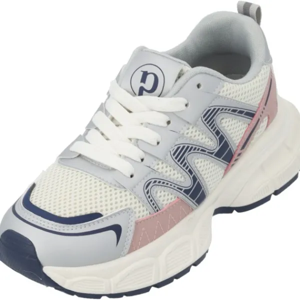 Damen Palado Sneakers<Borgan, Sneakers Low, Damen, Silber/Pink