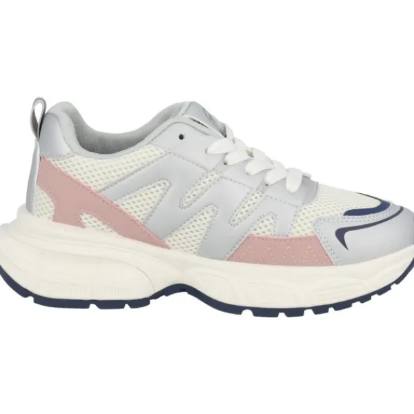 Damen Palado Sneakers<Borgan, Sneakers Low, Damen, Silber/Pink