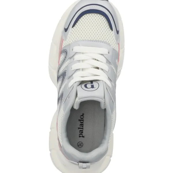 Damen Palado Sneakers<Borgan, Sneakers Low, Damen, Silber/Pink