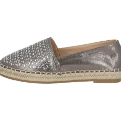 Damen Palado by Sila Sahin Slipper<Palado Chesu by Sila Sahin, Espadrilles, Damen, Grau Metallic