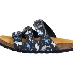 Kinder Palado Pantoletten & Badeschuhe<Kids Capri B Print, Pantoletten, Kinder, Dunkelblau Sharks