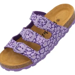 Kinder Palado Pantoletten & Badeschuhe<Kids Capri G Print, Pantoletten, Kinder, Lila Leo