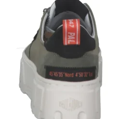 Damen Palladium Klassische- & Business Schuhe<98574, Schnürschuhe, Damen, vetiver